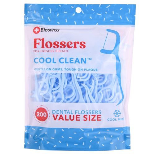HILO DENTAL EN PALILLOS PARA UN ALIENTO MAS FRESCO SABOR MENTA REFRESCANTE BIOSWISS 200UND