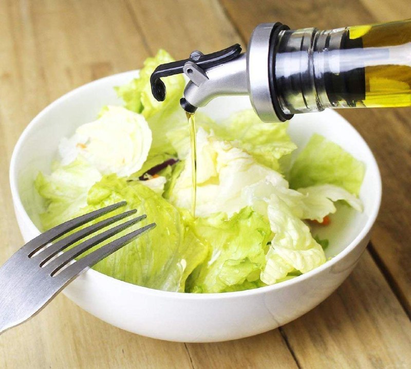 BOTELLA DISPENSADORA DE ACEITE O VINAGRE DE CRISTAL Y ACERO INOXIDABLE Y VERTIDO FACIL LIVELY GLASS GRUET 250MLX2UND