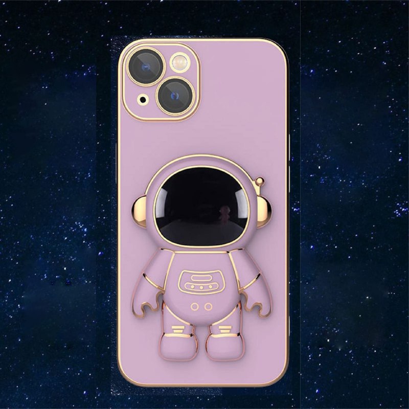 SOPORTE PARA CELULAR DE ASTRONAUTA COLOR MORADO