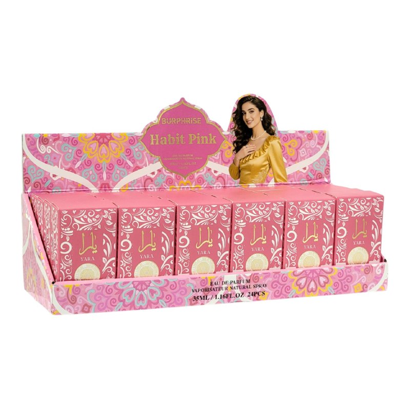 YARA BURPHRISE HABIT PINNK EDP 35ML (M) (AROMA SIMILAR LATTAFA YARA CANDY)