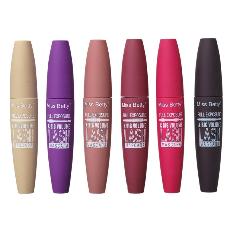MASCARA PARA PESTAÑAS MISS BETTY 12G (DUPE DE MAYBELLINE) EXPOSICION COMPLETA Y GRAN VOLUMEN COLOR NEGRO