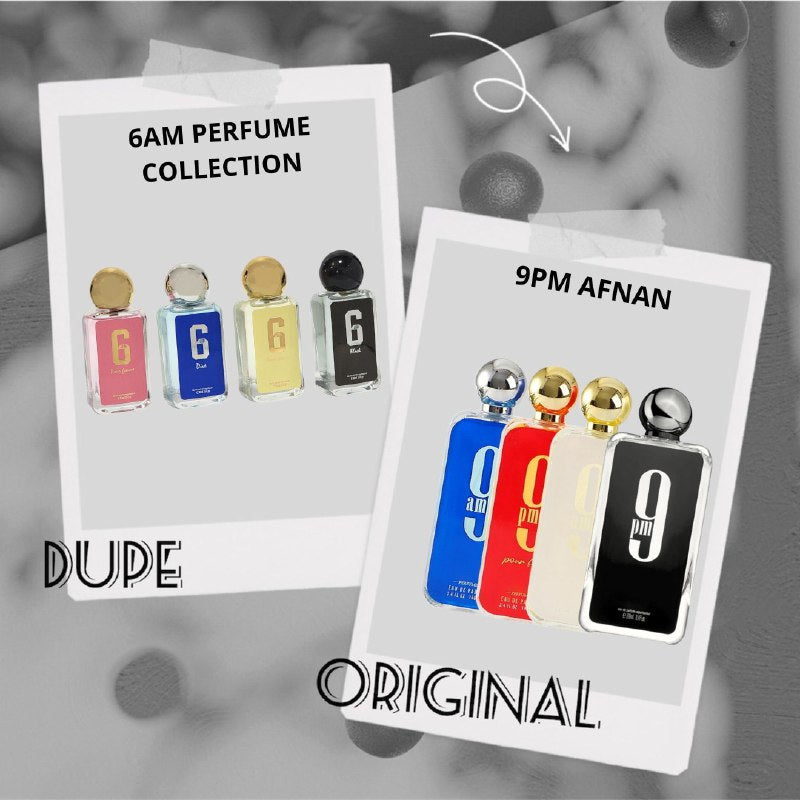 SET MINI 6AM PERFUME COLLECTION EDP 30MLX4 (U) (AROMA SIMILAR A 9PM AFNAN)