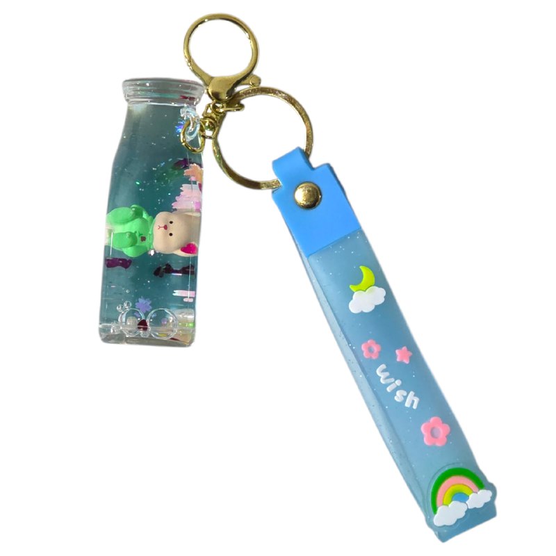 LLAVEROS DE ARENA MOVEDIZA LIQUIDA, 6 ESTILOS DISPONIBLES