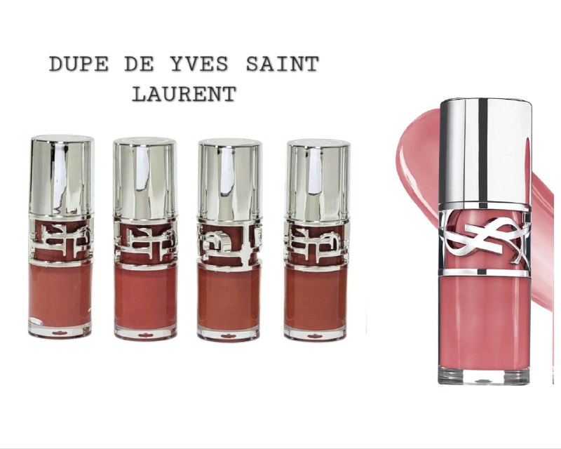 BRILLO LABIAL LIP CON VITAMINA E Y ACIDO HIALURONICO DUPE DE YVES SAINT LAURENT 8ML, DA VOLUMEN A TUS LABIOS QUE HIDRATA Y REALZA TU SONRISA HOLLYWOOD L.A TEYANA TAYLOR