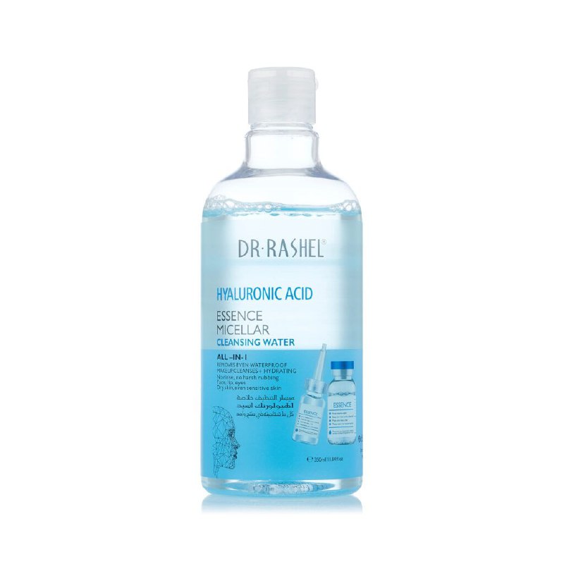 AGUA MICELAR CON ESENCIA DE ACIDO HIALURONICO TODO EN UNO DR RASHEL 350ML