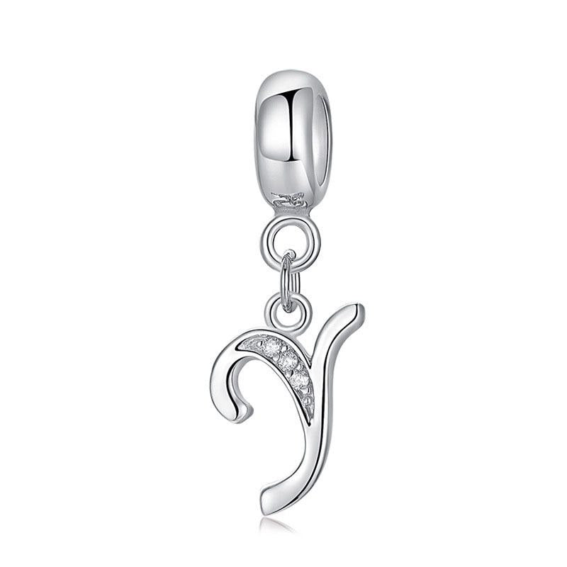 PCHARM4056$Y LETRA Y PANDORA PLATA 9.25