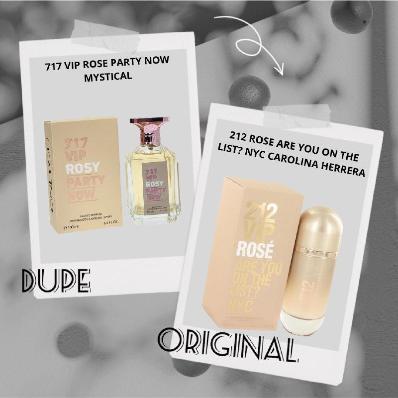 717 VIP ROSY PARTY NOW MYSTICAL EDP 100ML (M) (AROMA SIMILAR CAROLINA HERRERA 212 VIP ROSE)