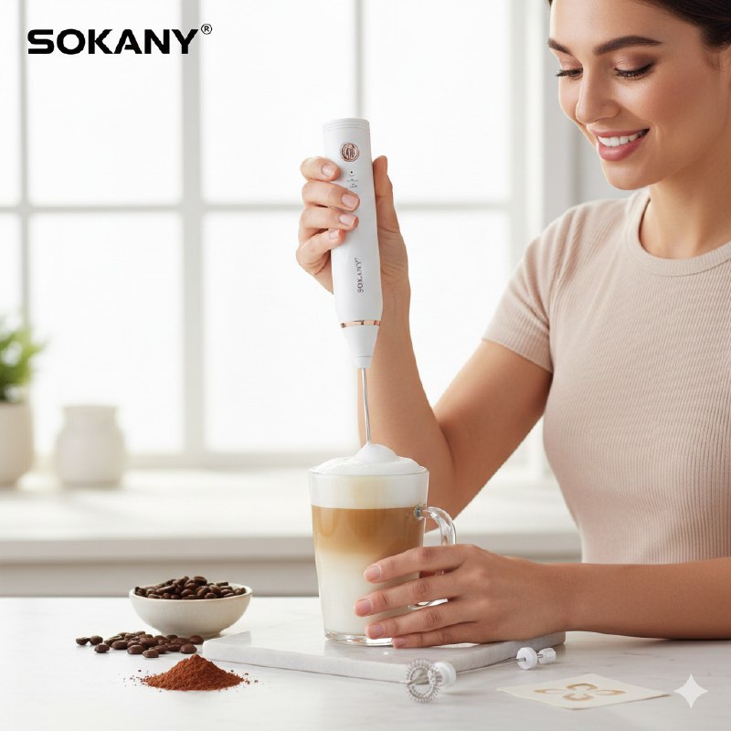 MAQUINA BATIDOR DE MANO DE BAJO RUIDO, CARGA USB Y CABEZALES DOBLES SOKANY SK-201A