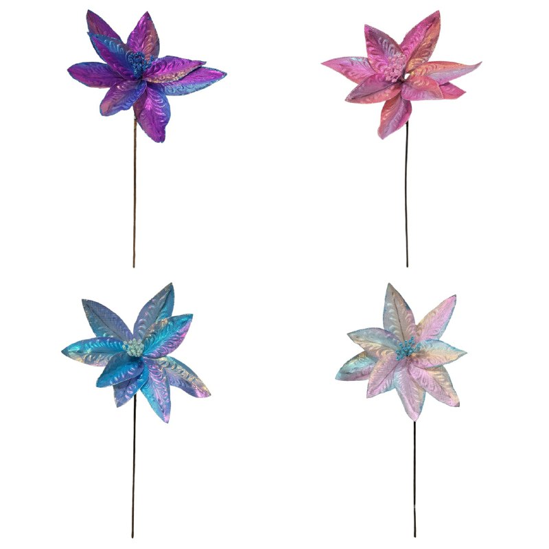 DECORACION ADORNO NAVIDEÑO RAMITAS DE PASCUAS COLORES VIVOS Y ELEGANTES 55CMX30CM, 4 ESTILOS