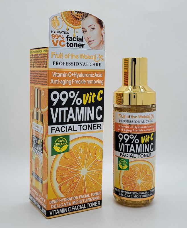 TONICO FACIAL EN GEL DE HIDRATACION VITAMINA C FRUIT OF THE WOKALI 180ML