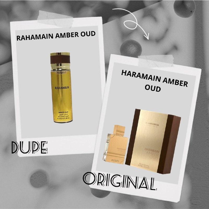 SPLASH RAHAMAIN AMBER OUD 250ML (H) (AROMA SIMILAR AL HARAMAIN AMBER OUD GOLD)