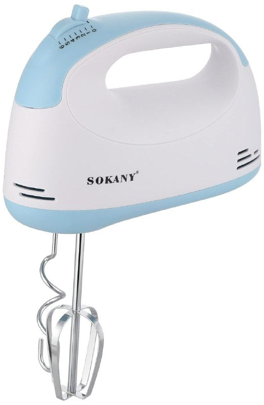 MAQUINA BATIDORA DE MANO 300W DE FUERZA Y 6 VELOCIDADES SK-6625 SOKANY