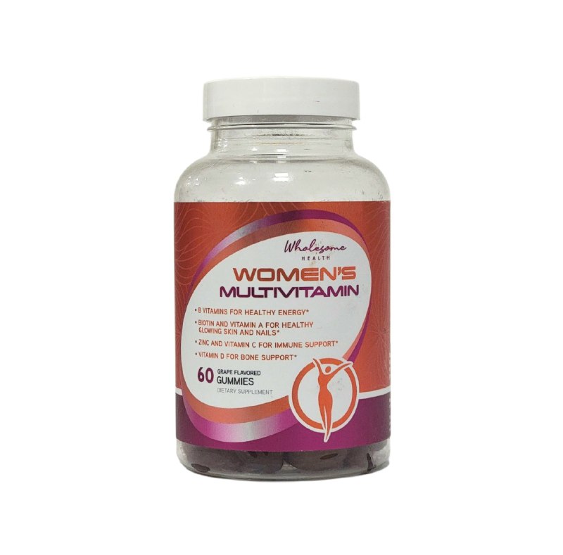 VITAMINAS EN GOMITAS MULTIVITAMINICAS PARA MUJERES WHOLESOME 60UND