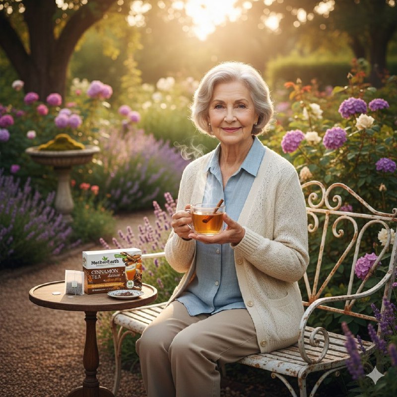 TE HERBAL NATURAL SABOR A CINNAMON Y CANELA, LIBRE DE CAFEINAS CON PROPIEDADES ANTIINFLAMATORIAS Y ANTIOXIDANTES MOTHER EARTH 24UND