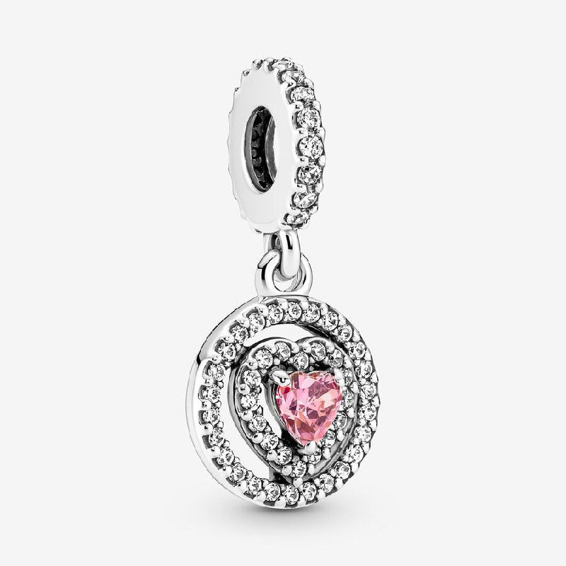 PCHARM4013$1 FORMA CORAZON PANDORA PLATA 9.25