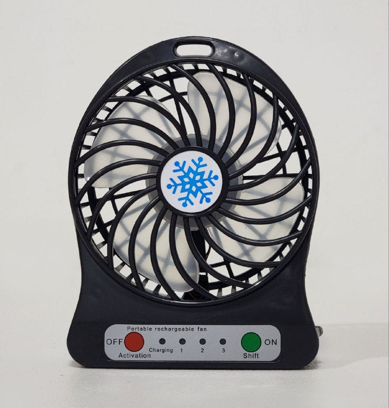 VENTILADOR DE MANO O MESA RECARGABLE PORTABLE FAN