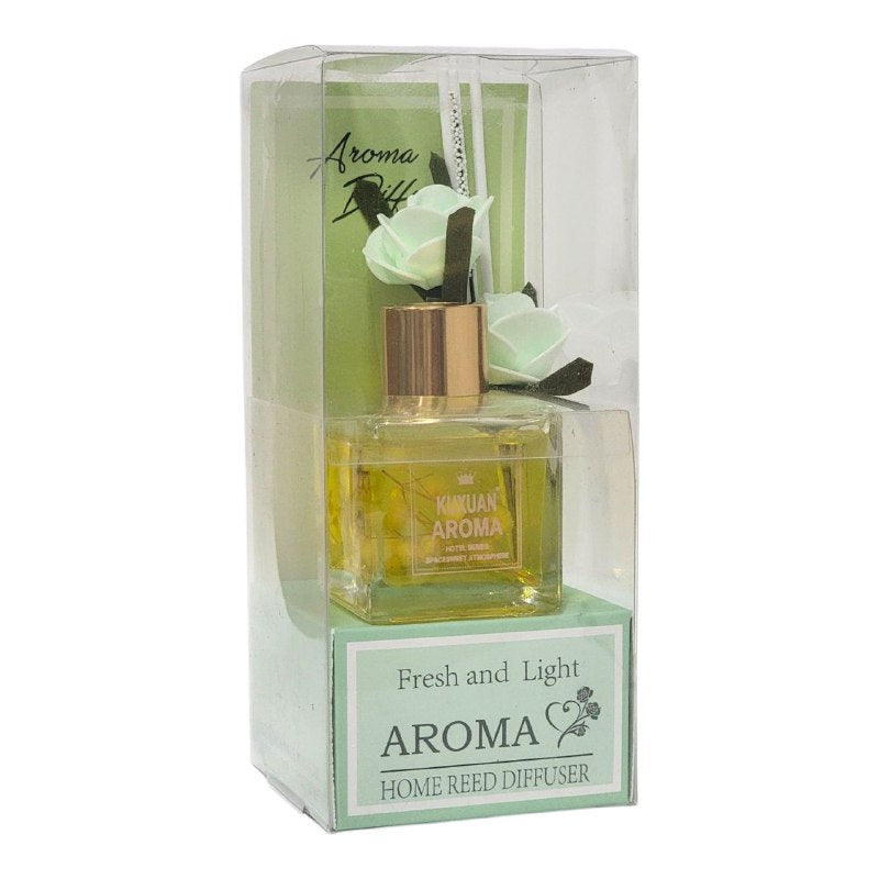AMBIENTADOR AROMATIZANTE DIFUSOR DE VARILLAS PARA EL HOGAR DE AROMA CONTINUO SIN HUMO NI GOTEO, 4 AROMAS FRESH AND LIGHT