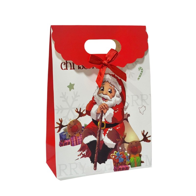 BOLSA DE REGALO NAVIDEÑA MINI MEDIANO 14X21CM