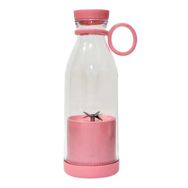 MAQUINA LICUADORA DE JUGO, PORTATIL, RECARGABLE USB, 3 COLORES LOVE LIFE 420ML