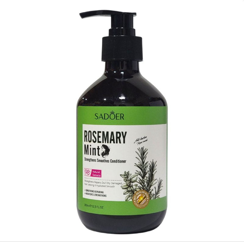 ACONDICIONADOR PARA EL CABELLO DE ROMERO Y MENTA CRECEPELO SUAVIZANTE SADOER 350ML