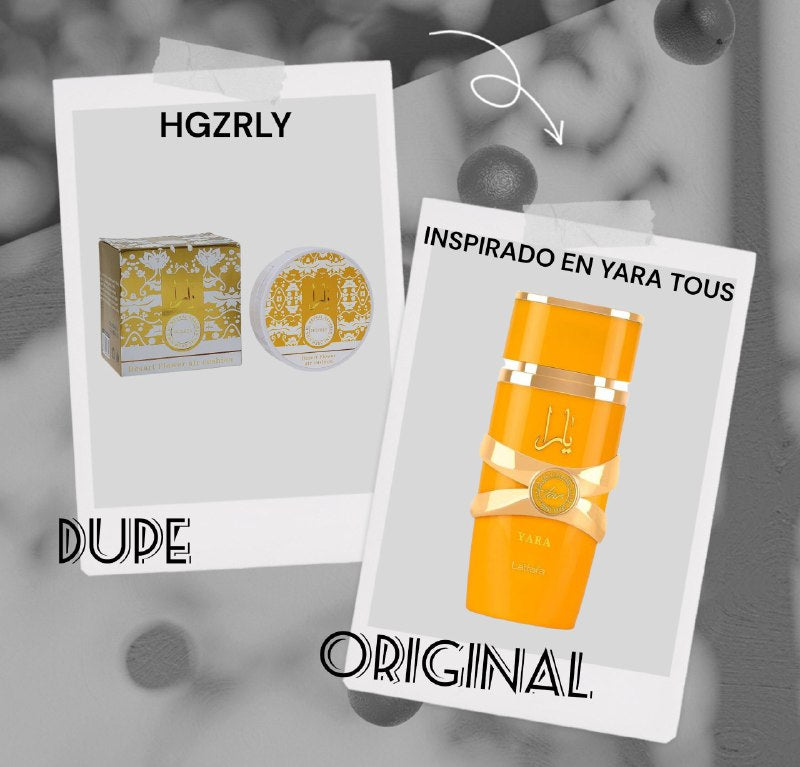 BASE DE MAQUILLAJE DE DOBLE COJIN TEXTURA LIGERA HGZRLY 12G DUPE DE LATTAFA YARA TOUS
