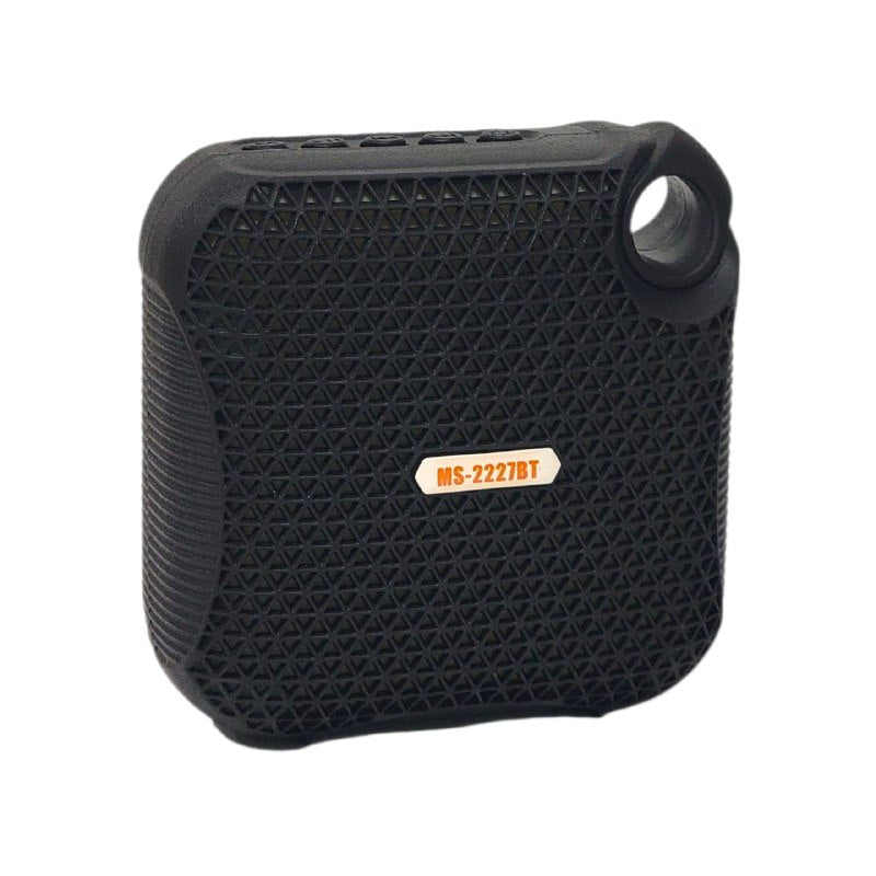 PARLANTE ALTAVOZ INALAMBRICO CON LUCES LED 11X11CM MOBILE SPEAKER MS-2227BT 8 COLORES