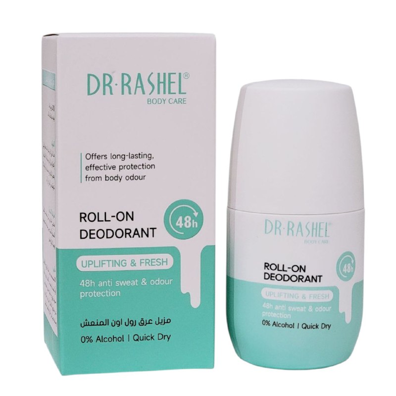 DESODORANTE ROLL ON, ESTIMULANTE Y FRESCO, PROTECCION CONTRA EL SUDOR QUE DA FRESCURA 48H DR RASHEL 50ML