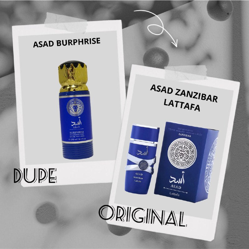 SPLASH ASAD BURPHRISE 250ML (H) (AROMA SIMILAR LATTAFA ASAD ZANZIBAR)