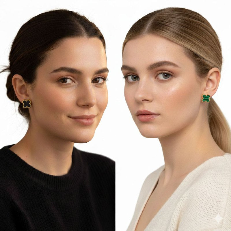 EARI4075 SET DE ARITOS FLOR CARTIER