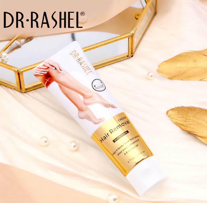 CREMA CORPORAL DEPILADORA DE ACCION RAPIDA CON ALOE VERA VITAMINA E Y ACEITE ESENCIAL DR RASHEL 100G