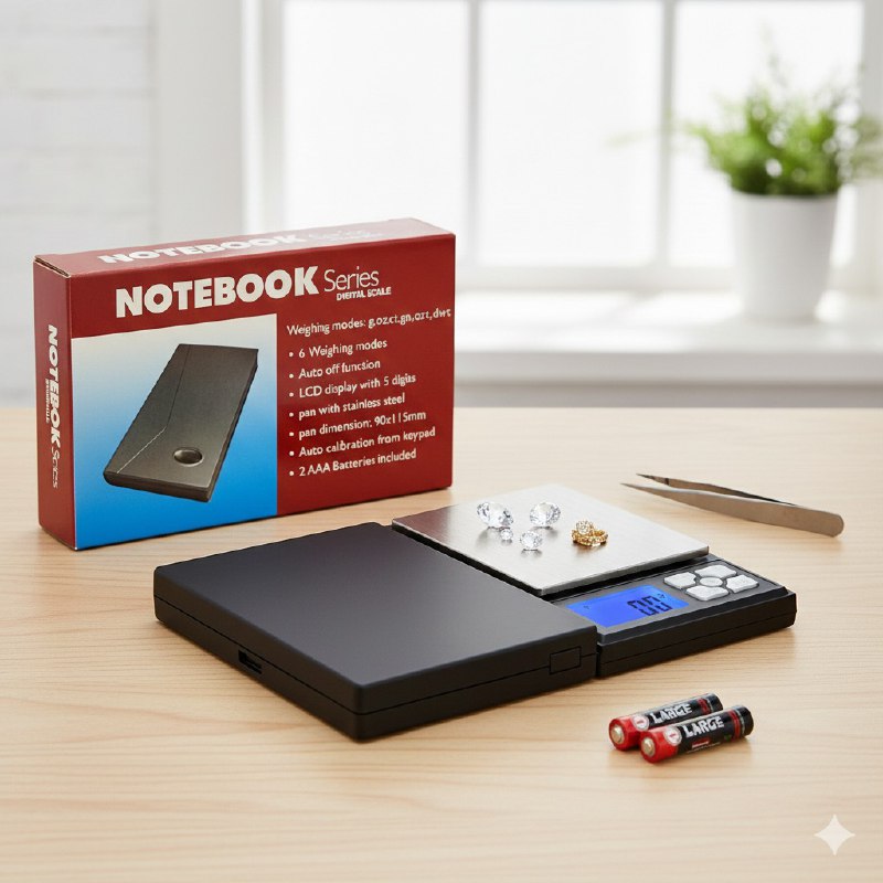 MAQUINA BASCULA PESA DIGITAL TIPO NOTEBOOK, APAGADO AUTOMATICO, PANTALLA LCD, ACERO INOXIDABLE 11X18CM