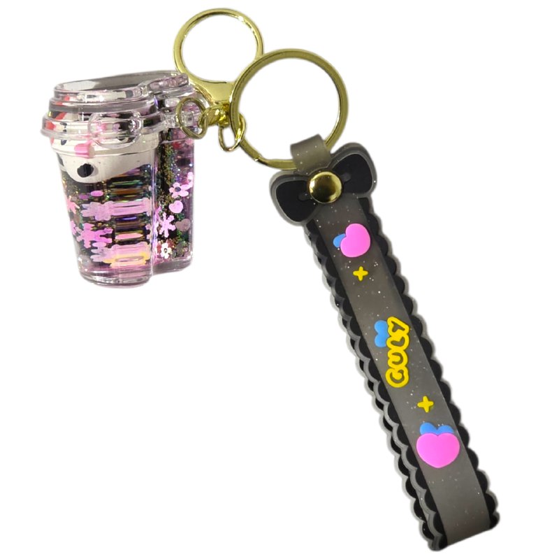 LLAVEROS DE ARENA MOVEDIZA LIQUIDA, 6 ESTILOS DISPONIBLES