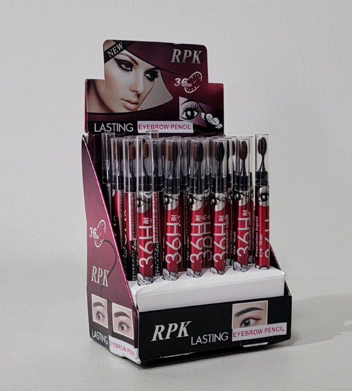 LAPIZ PARA CEJA CON CEPILLO 4 COLORES RPK