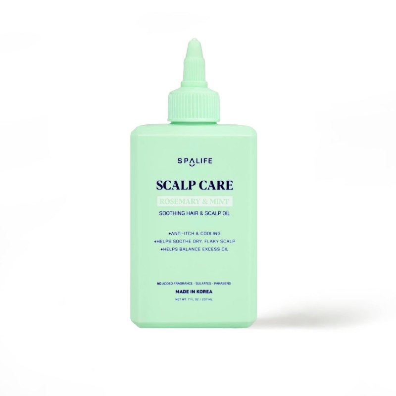 ACEITE PARA EL CABELLO DE ROMERO Y MENTA ANTIPICAZON Y REFRESCANTE SPALIFE SCALP CARE 207ML