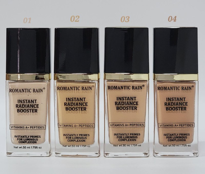 BASE LIQUIDA, DUPE DIOR REFUERZO DE LUMINOSIDAD INSTANTANEO IMPERMEABLE 4 TONOS