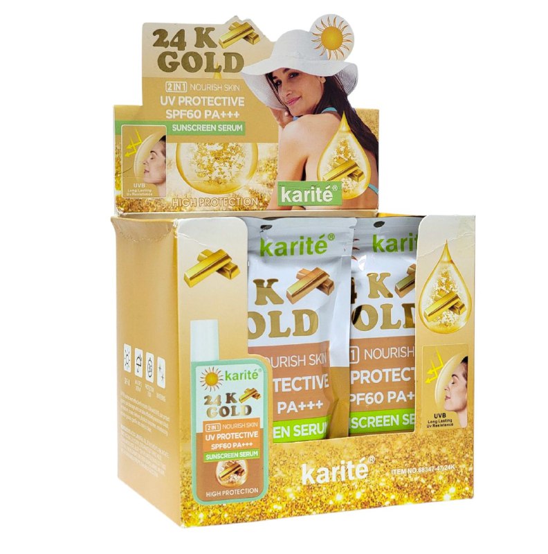 PROTECTOR SOLAR DE ORO 24K SPF60 KARITE 60ML DUPE LAROCHE