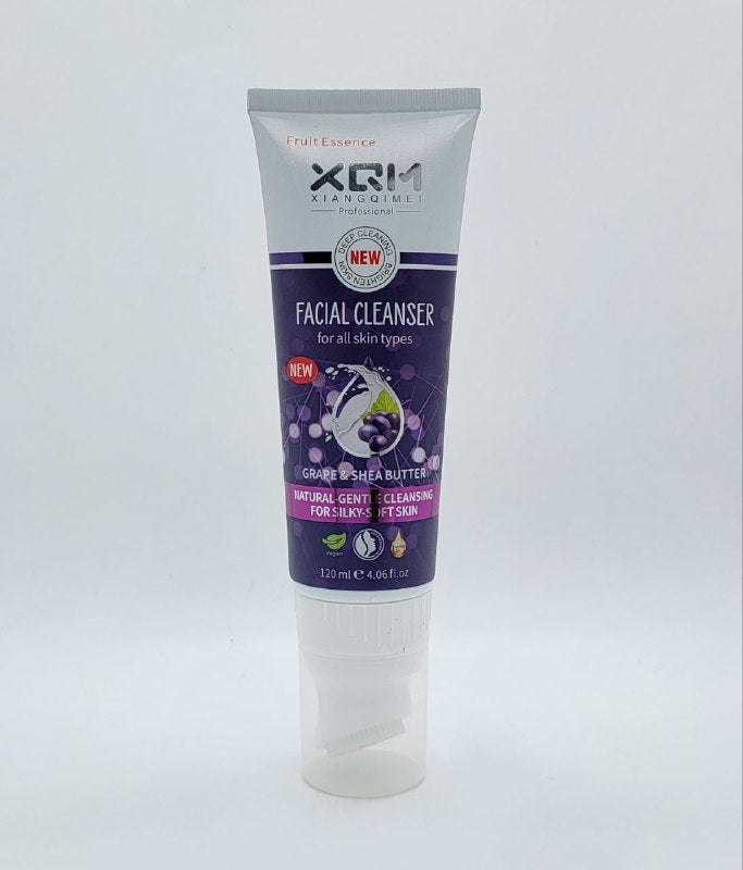 LIMPIADOR FACIAL EN ESPUMA MANTECA DE UVA Y KARITE LIMPIEZA PROFUNDA XQM XIANGQIMEI 120ML