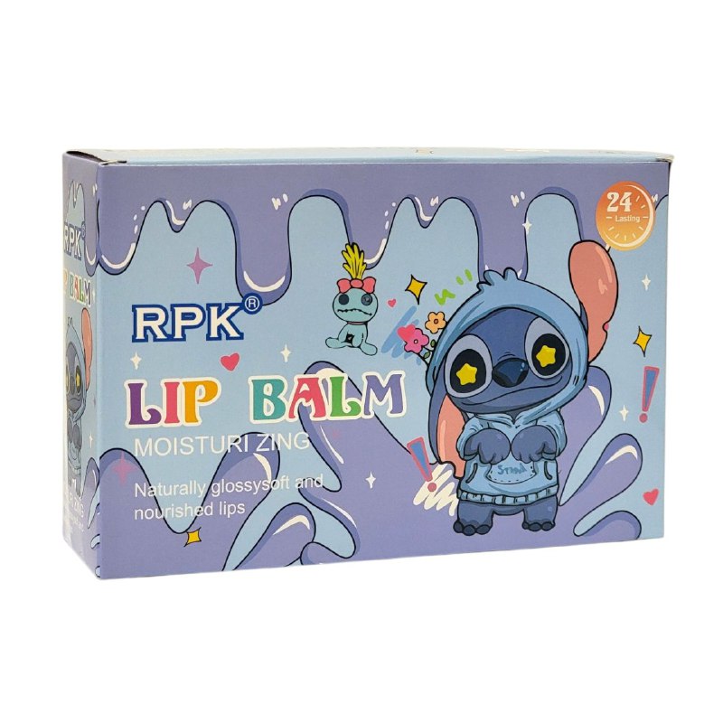 BRILLO LABIAL BALSAMO HIDRATANTE QUE DA SUAVIDAD Y BRILLO DURANTE 24H RPK LIP BALM STITCH