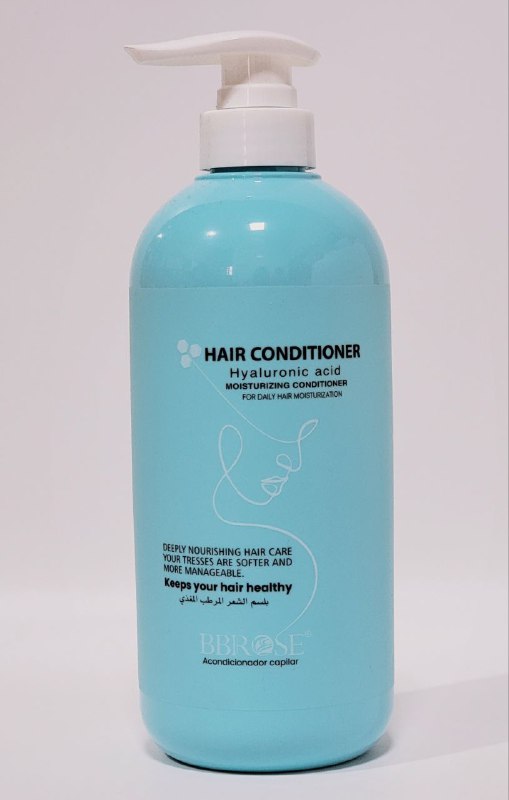 ACONDICIONADOR PARA EL CABELLO DE ACIDO HIALURONICO, CUIDADO CAPILAR PROFUNDAMENTE NUTRITIVO, CABELLO MAS SUAVE Y MANEJABLE BBROSE 800ML