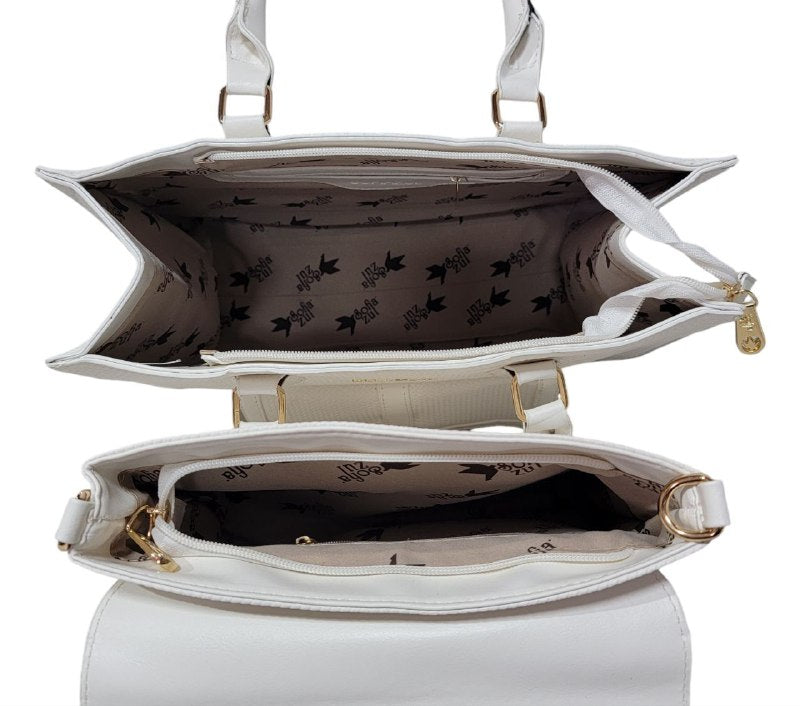 CARTERA ECONOMICA EN SET 3 PIEZAS SOFIAZUL