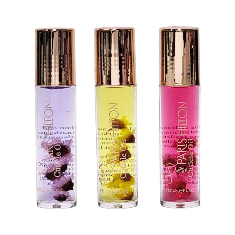 ACEITE PARA LAS UÑAS PARA LAS CUTICULAS HIDRATANTE SUAVIZANTE PARIS HILTON 5MLX3