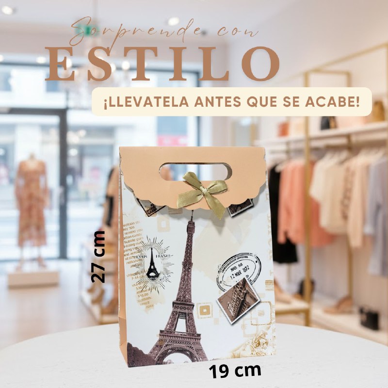 BOLSA DE REGALO MEDIANO 19X27CM