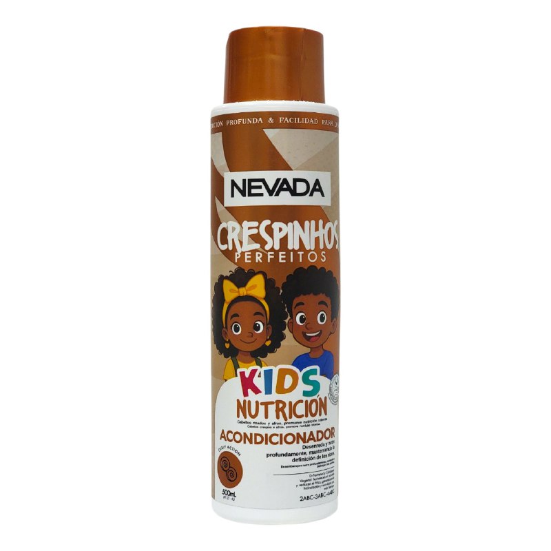 ACONDICIONADOR PARA EL CABELLO PARA NIÑOS HIDRATANTE RIZADOS Y AFROS NEVADA KIDS 500ML