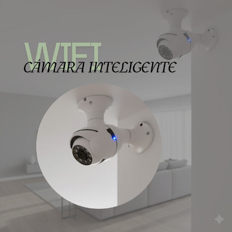 CAMARA DE SEGURIDAD INTELIGENTE WIFI CON ALTA DEFINICION, VISUALIZACION REMOTA EN TIEMPO REAL, DETECTOR DE MOVIMIENTO Y VISION NOCTURNA VIVE