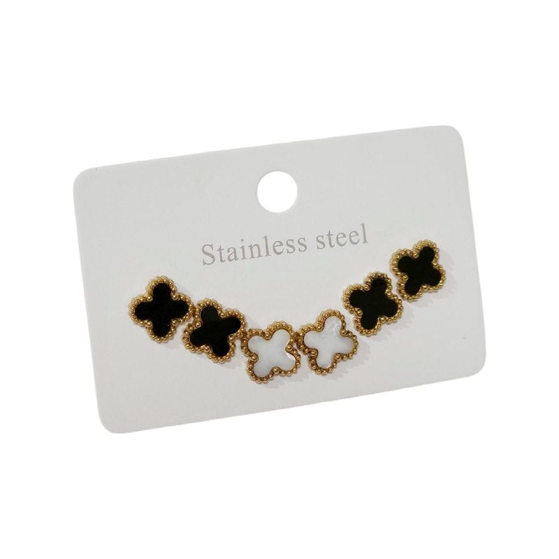 EARI4074 SET DE ARITOS FLOR CARTIER