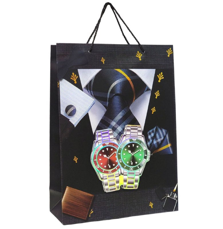 BOLSA DE REGALO PARA HOMBRE GRANDE 30X12X41.5CM