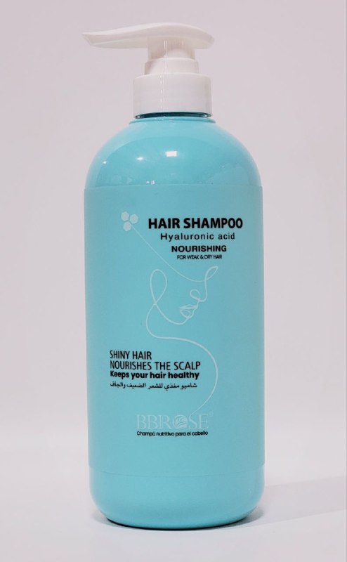 SHAMPOO PARA EL CABELLO CON ACIDO HIALURONICO, LIMPIA, HIDRATA EL CABELLO SECO, DEJANDOLO SUAVE Y ACON AROMA AGRADABLE BBROSE 800ML