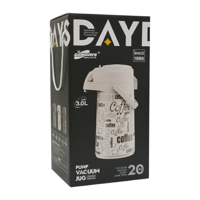 TERMO DE ACERO CON SISTEMA DE BOMBA DAYDAYS 3L