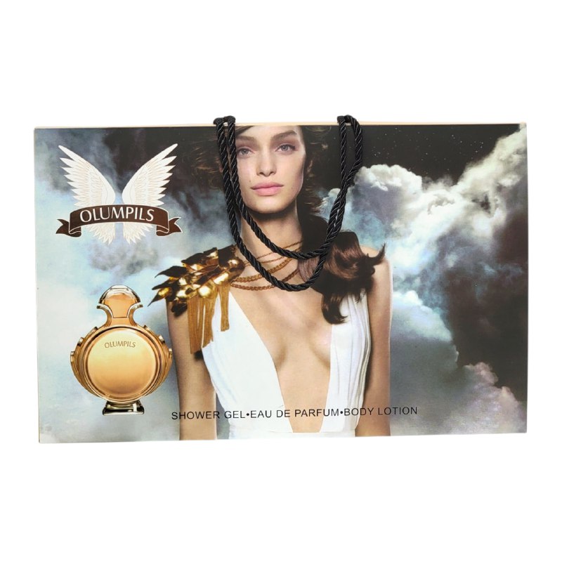 SET OLUMPILS EDP 100ML, EDP 15ML, SPLASH 100ML, SHOWER GEL 150ML, BODY LOTION 150ML (M)