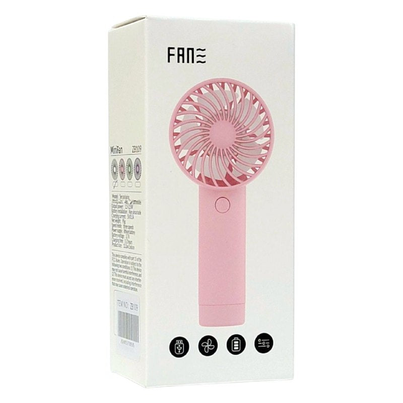 VENTILADOR MINI DE MANO RECARGABLE FAN MINI 4 COLORES